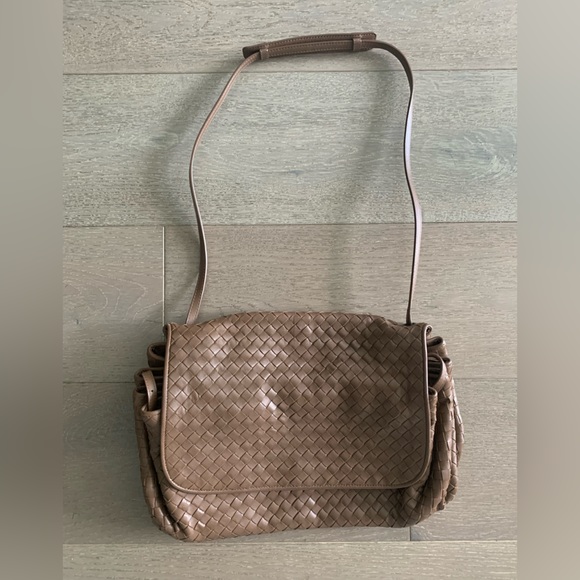 Bottega Veneta Intrecciato Leather Crossbody Bag